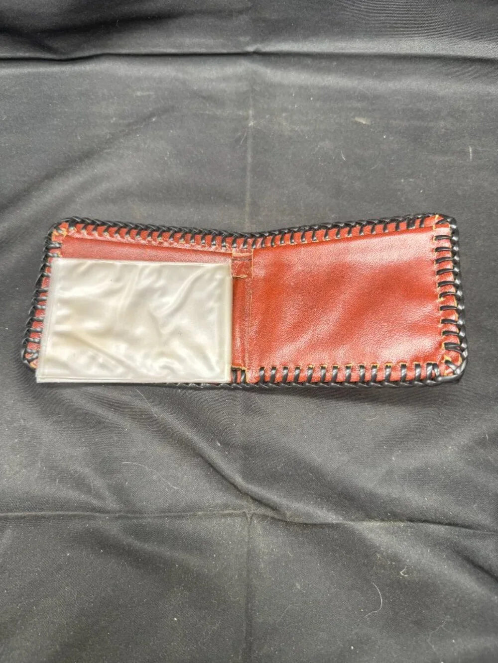 Vintage Shriners Masonic Free Mason Hand Tooled Leather Bifold Wallet